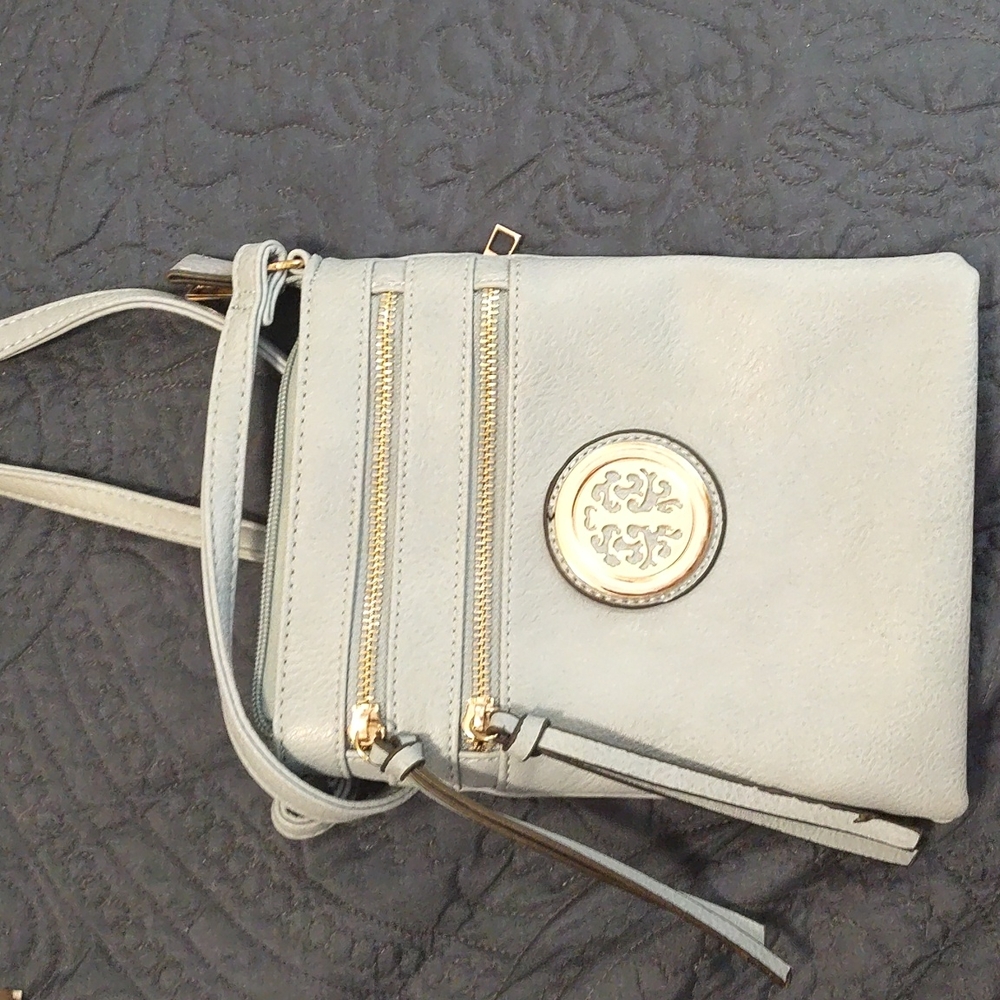 Powder blue crossbody